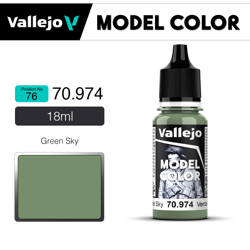 Vallejo Model Color _ [076] 70974 _  Green Sky