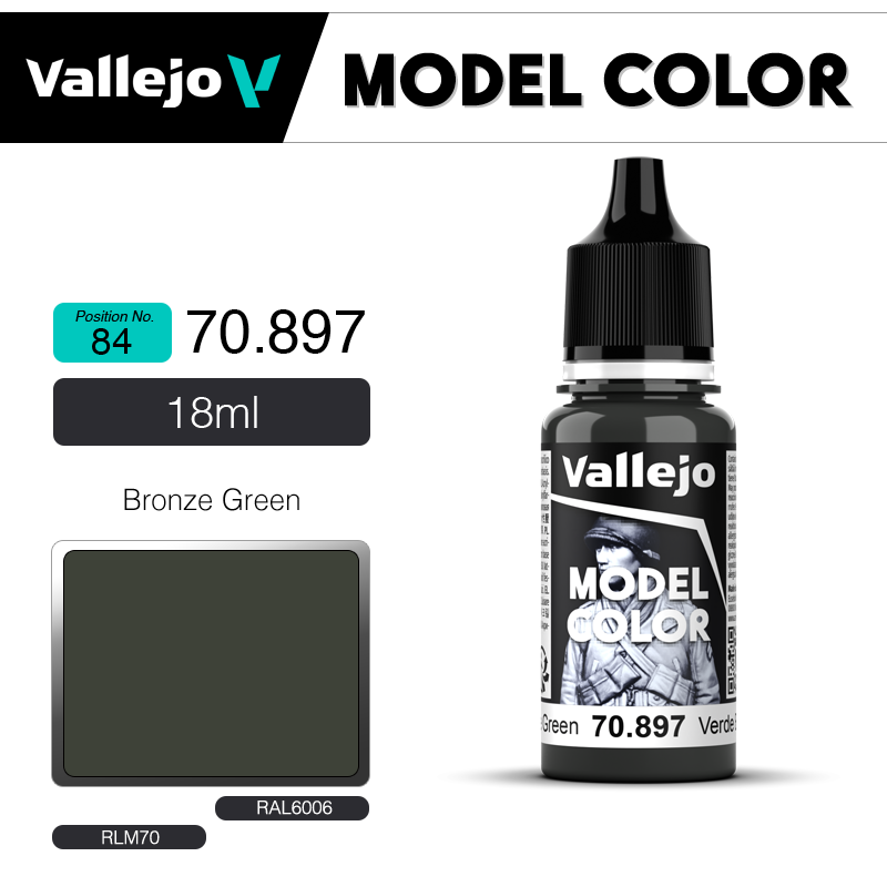 Vallejo Model Color _ [084] 70897 _  Bronze Green