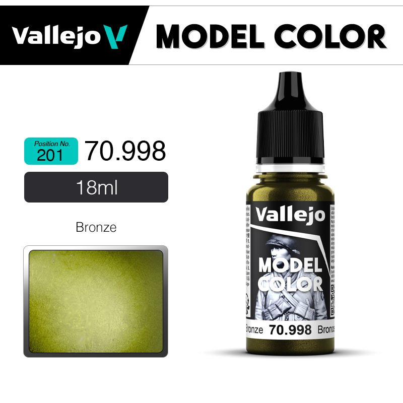 Vallejo Model Color _ Metallic _ [201] 70998 _  Bronze